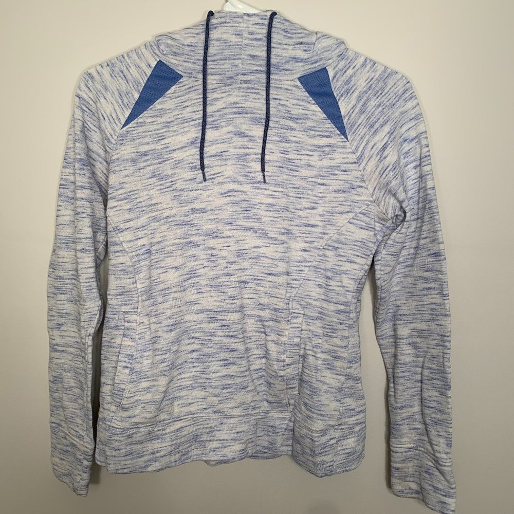 Blue and White Hoodie